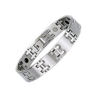Energy Bracelet Stainless Steel Titanium Tungsten Magnetic